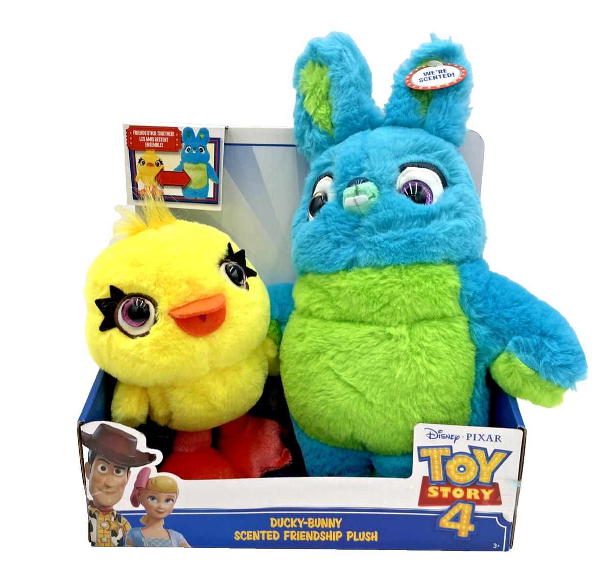 Toy Story Ducky Bunny Scented Plush Friendship Set Cotton Candy Disney Pixar