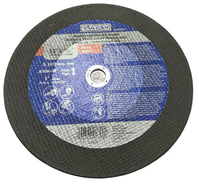 Vulcan 12'' x 3/32'' x 1'' Reinforced Metal Cut-Off Blade Type 1