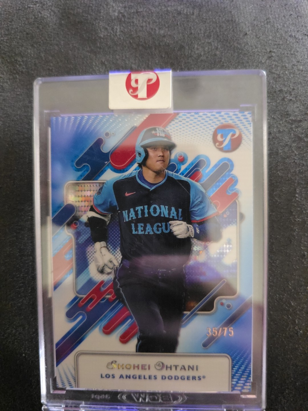 2025 Topps Pristine - Shohei Ohtani #160 Blue Refractor /75, Color Match!