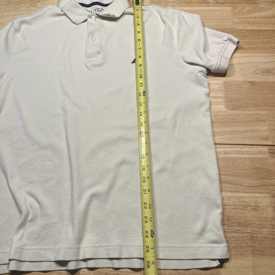 Nautica Men's White Polo Shirt - Image 2 of 4