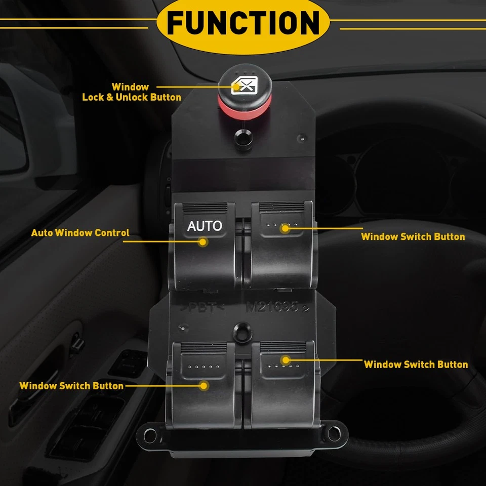For 2002-2006 Honda CR-V CRV Electric Power Window Master Control Door Switch - Image 3 of 4