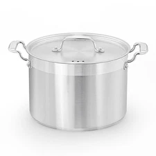 NutriChef 8QT Non-toxic Stainless Steel Stockpot, Heavy-Duty Induction Pot