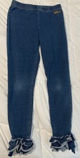 Matilda Jane Choose Your Own Path Jump for Joy Denim Jeggings Girls Pants Size 8