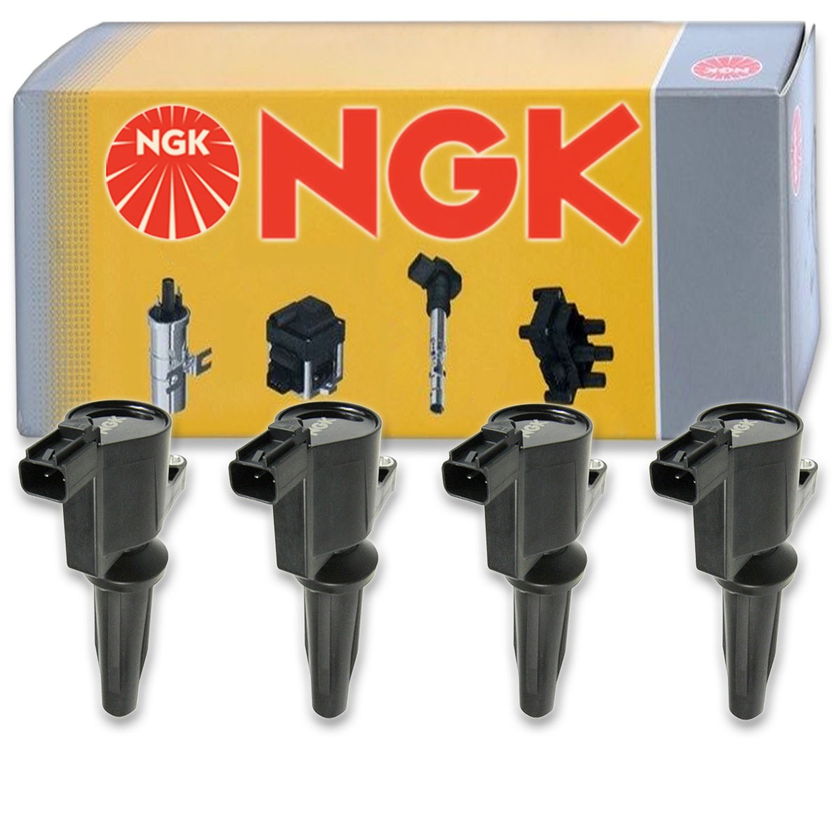 4 pcs NGK Ignition Coil for 2009-2011 Mazda Tribute 2.5L L4 - Spark Plug el