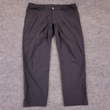 Lululemon ABC Pants Mens 38x30 Gray Performance Stretch Golf Casual Warpstreme  