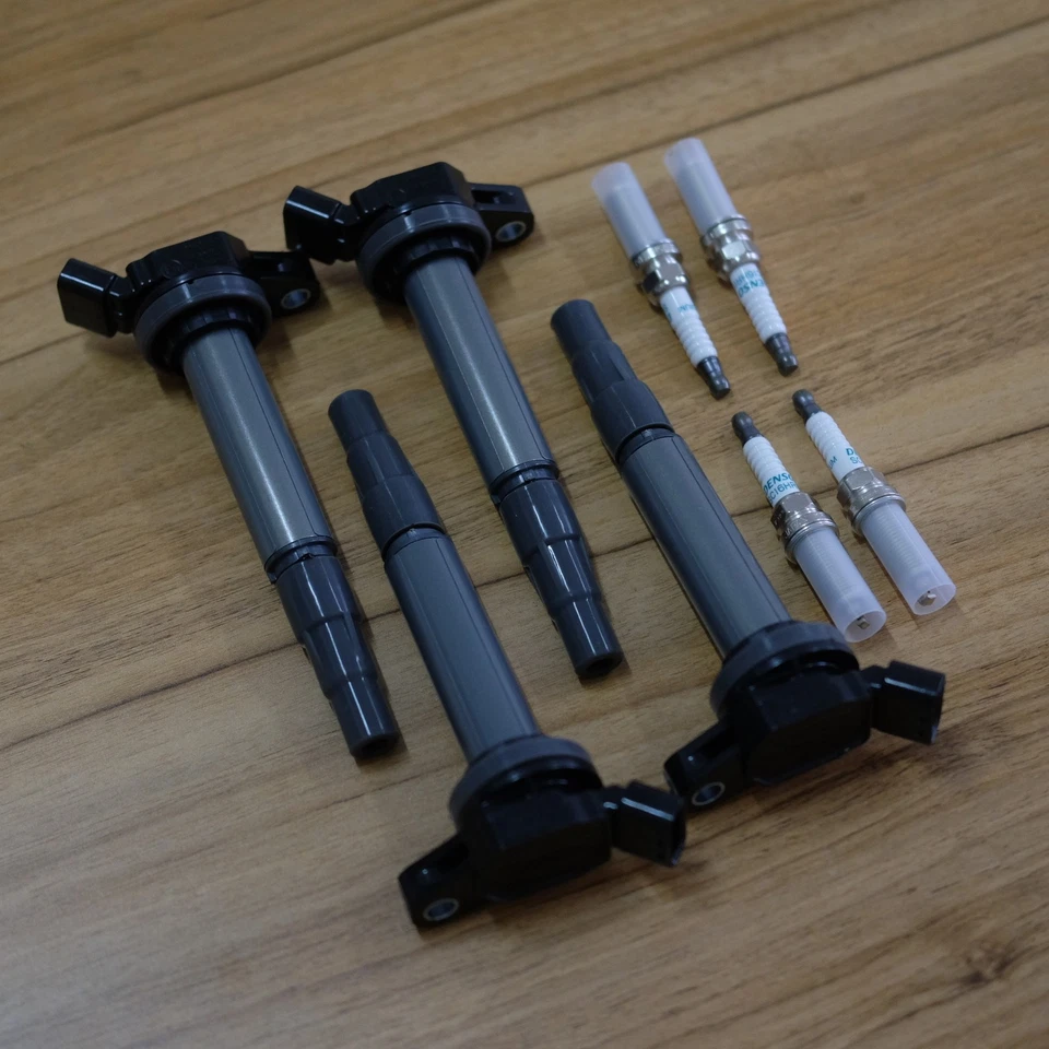 Denso 90919-02258 Ignition Coils Spark Plugs kit For Toyota Corolla Prius OEM - Image 2 of 4