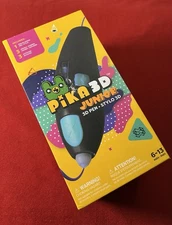 Pika3D Junior 3D Pen - Includes Pen, Filament & Stencil Guide - For Ages 6-13