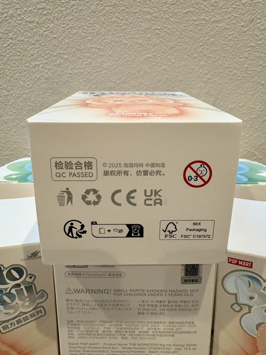 Authentic POP MART Labubu NEW Big Into Energy (Single) Blind Box