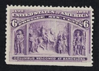 CKStamps: US Stamps Collection Scott#235 6c Columbian Mint NH OG