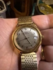 Vintage 70s Timex Automatic Date Just Men’s Gold Tone Watch 3422910879