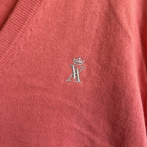 Vicomte A. Pullover Herren Baumwolle Kaschmir Frankreich Rosa Pulli Gr. 44 XL - Bild 5 von 10