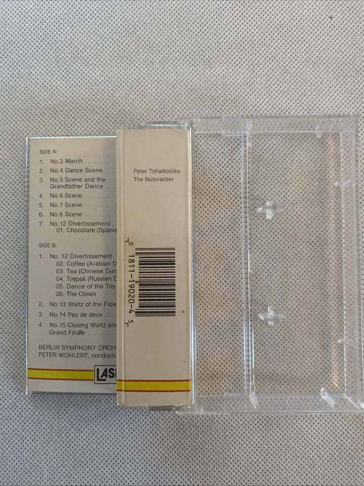 1989 Laser Light Peter Tchaikovsky The Nutcracker Cassette Foto 3 de 4