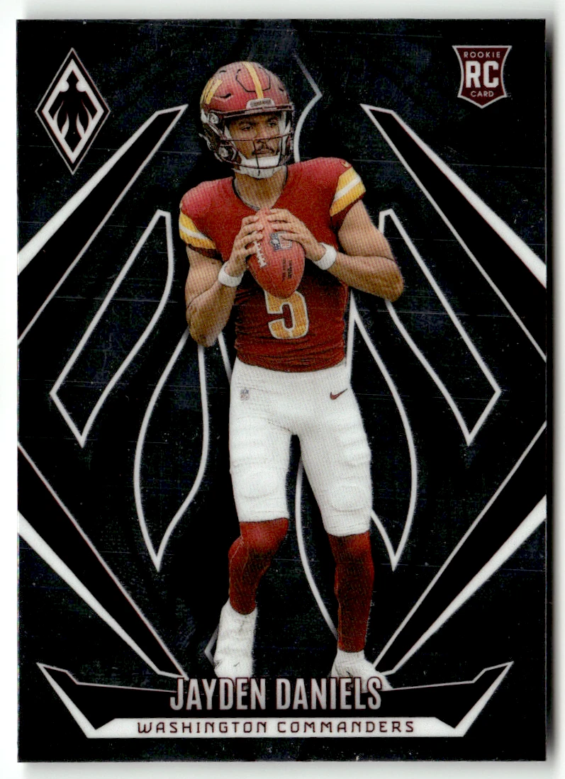 Panini Phoenix Football NFL No. 198 Jayden Daniels Rookie Base