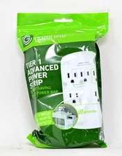 Greenlite 5 Outlet Advanced Power Strip Tier 1 Wall Mount Smart Surge Protector