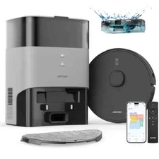 AIRROBO Robot Vacuum and Mop,60-Day Capacity,Self-Emptying,Home Mapping,Alexa