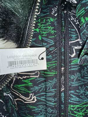 VERA BRADLEY Faux Fur LEIGHTEN SIBERIA Backpack Travel or Purse H 13” x W11” EUC Vera Bradley | Bags | Vera Bradley Backpack | Poshmark main image 3