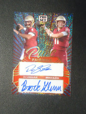 DJ Uiagalelei - Brock Glenn 2024 LEAF PRO SET PURE PAIRINGS 1/1 Card #PP7