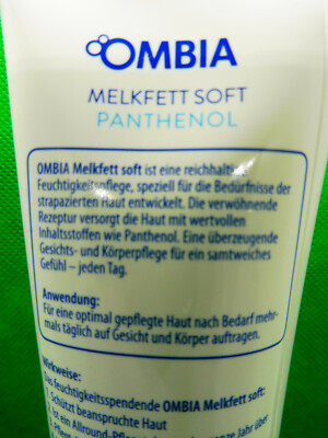 Ombia Melkfett Soft; Aloe Vera o. Panthenol o. Ringelblume o. Macadamia N.  | eBay.de