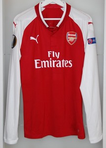 Match worn shirt Arsenal England Europa 