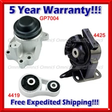 N046 Fits 2010-2012 Mazda CX-9 3.7L AUTO Motor & Transmission Mount Set 3pc