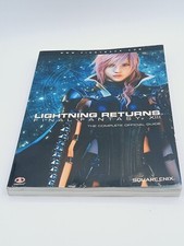 LIGHTNING RETURNS FINAL FANTASY XIII STRATEGY GUIDE SQUARE ENIX WITH POSTER .
