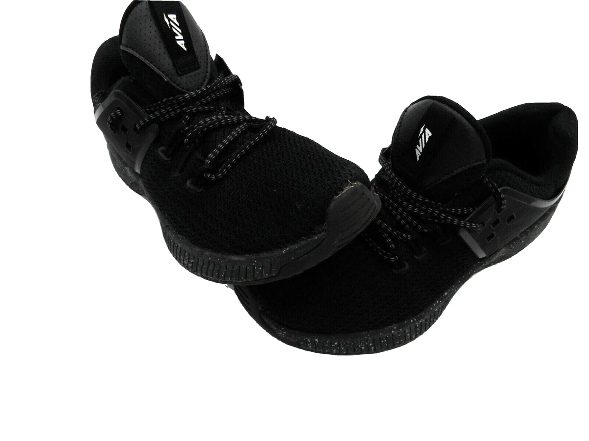 Avia Men s Black Lace up Knit Enduropro Lite Athletic Sneaker