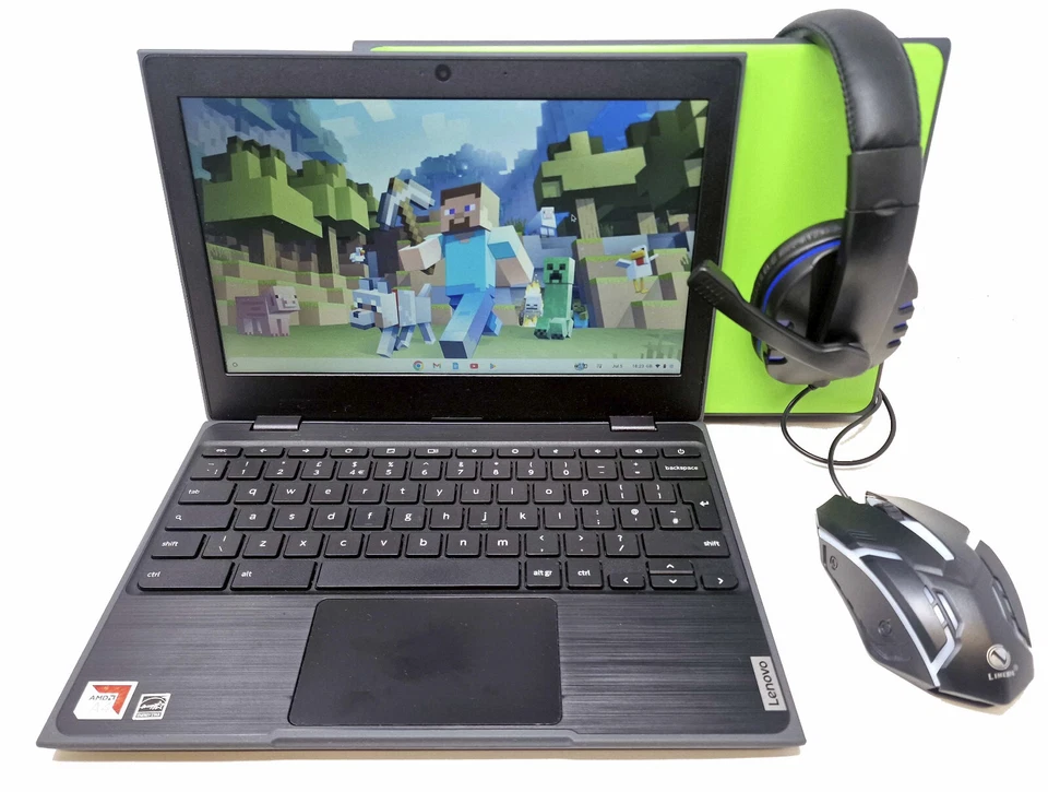Minecraft Gaming Laptop Chromebook USB-C 11" 2nd Gen 4GB 32GB WIFI Bluetooth - Image 4 of 4