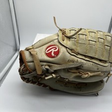 RAWLINGS Softball Mitt worn on LH RH Throw 9380 FastBack Deep Well hinged pad