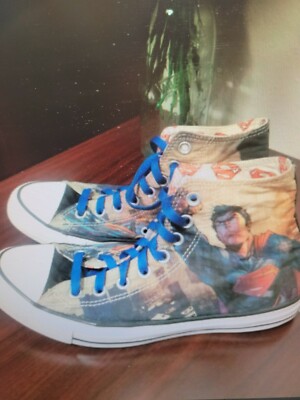 Converse Chuck Taylor All Star High Top DC Comics Superman Men's Size 