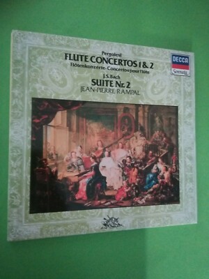 Pergolesi- Flute Concertos 1&2 LP Jean Pierre Rampal LP/L166