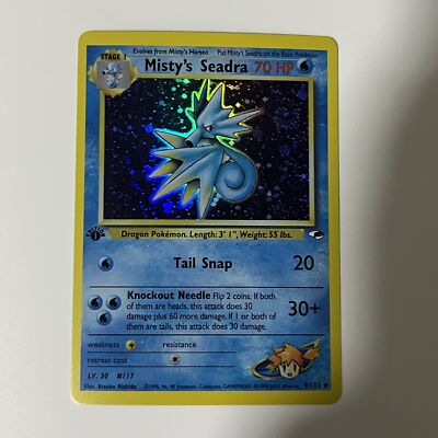 CUSTOM|Misty's Seadra|Foil|Eng|DIY DisplayONLY