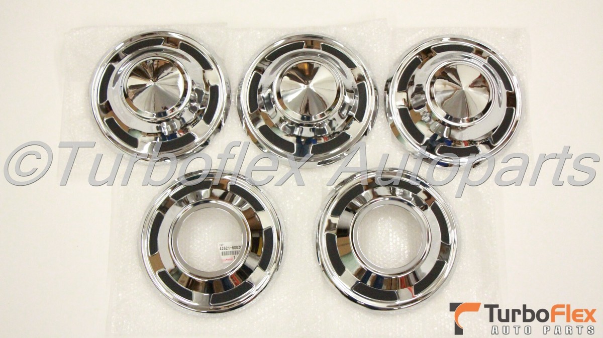 Toyota Land Cruiser 1969-1984 FJ40 Genuine Wheel Cover Hub Cap Set