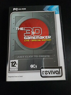 The 3D Gamemaker Pour PC - Logiciel Création De Jeux 2001 - État Correct Avec Boîte