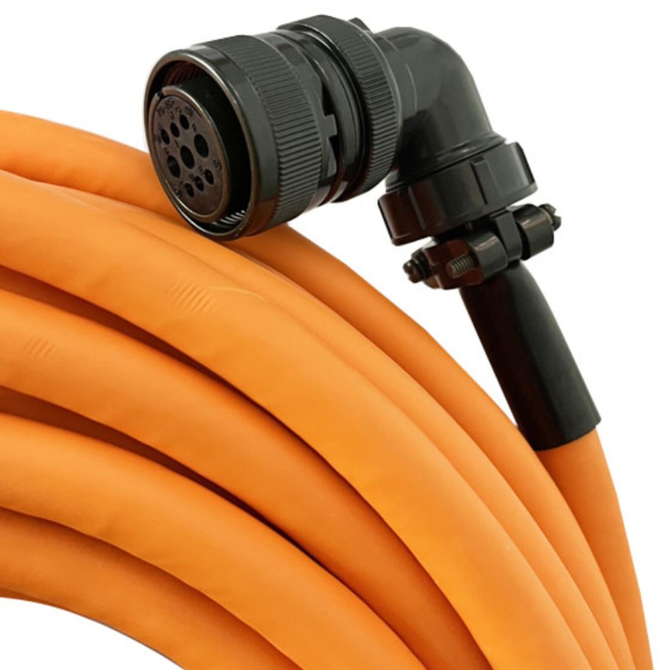 PLC Hardware: Allen-Bradley 2090-CPBM7DF-10AA09 Non-Flex Motor Power Cable PLC Hardware: Allen-Bradley 2090-CPBM7DF-10AA09 Non-Flex Motor Power Cable
