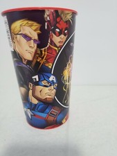 Marvel Comic book Superheroes Collectible Drinking Plastic Cup USA made BP free