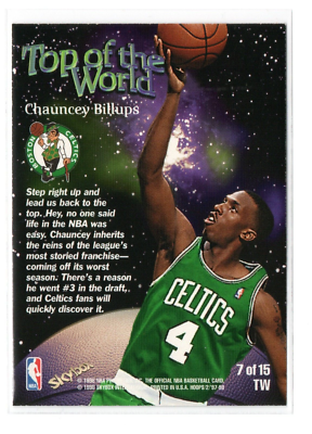 1997-98 NBA Hoops Top of the World Chauncey Billups #7 TW
