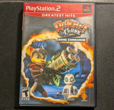 Ratchet & Clank Going Commando [GH] (Sony PS2, 2003) No Manual | Tested | Auth