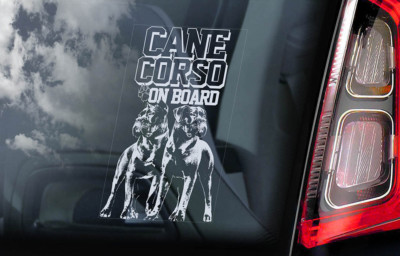 Canna Corso Auto Adesivo, Cane Insegna Finestra Paraurti Decal Regalo - Foto 5
