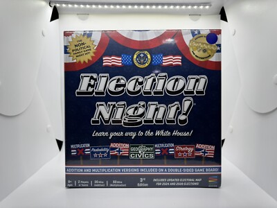 Election Night! Learn Your Way to the White House! 3rd Edition New Sealed