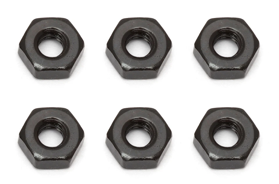 Team Associated 91477 RC8/10/SC10 M3 Upper Shock Mount Nuts (6) - Image 2 of 3
