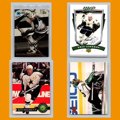 Dallas Stars Lot 4 Hockey Cards SkyBox E-Motion Xcited Mike Modano NM Hockey NHL