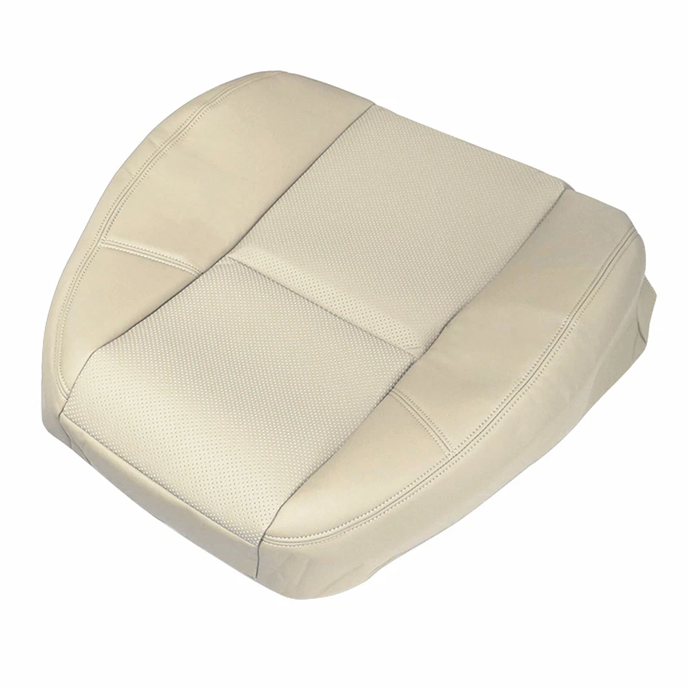 2009-2014 For Cadillac Escalade EXT Front Bottom Top AC Leather Seat Cover Tan