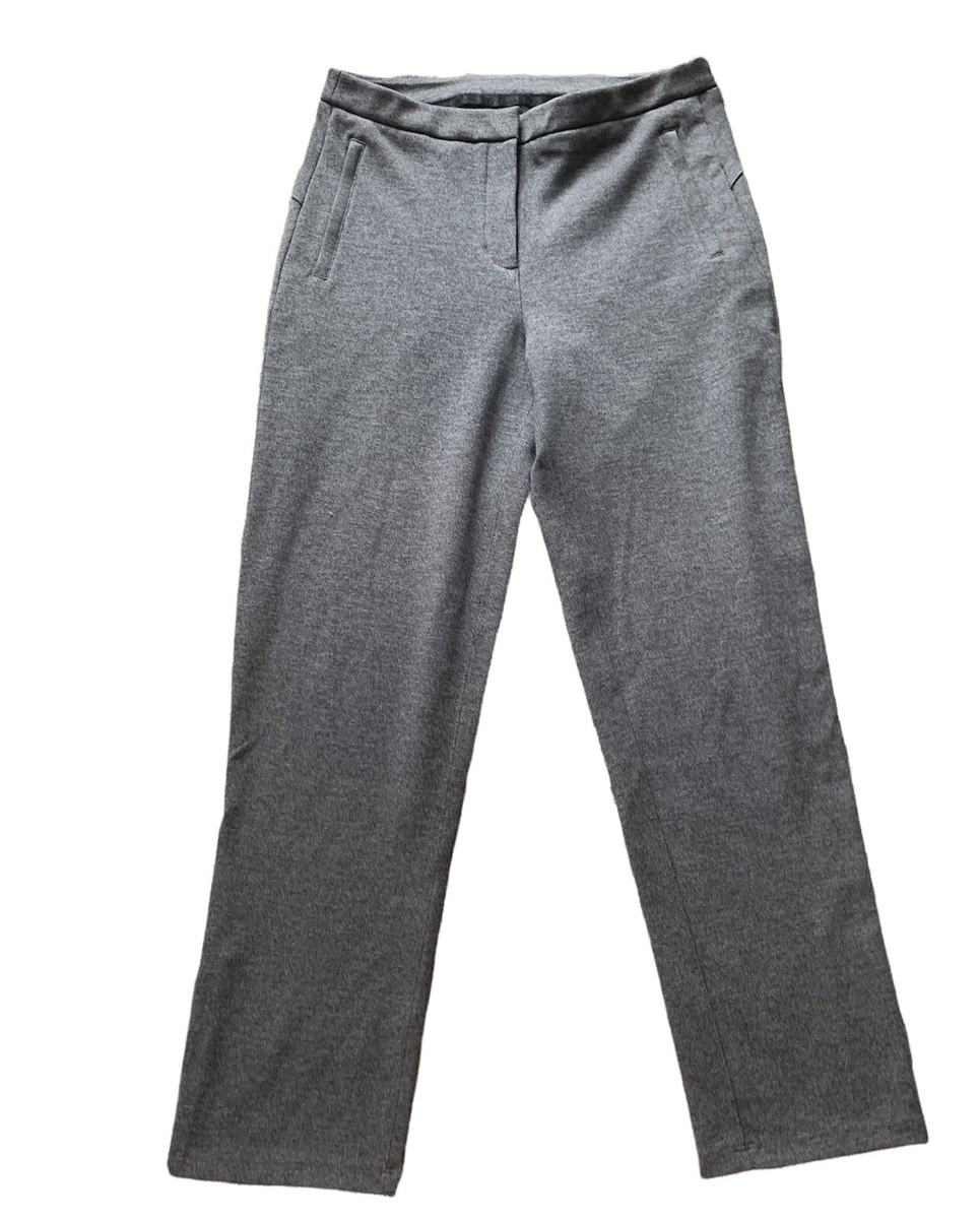 Lululemon Womens On The Move Pant Ponte Gray Size Stretchy Straight