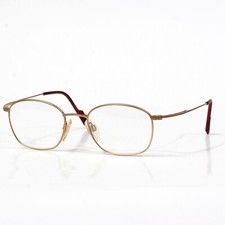 Vintage CHARMANT Titanium 8003 Full Rim Rectangular Eyeglasses 50-19-145 B148