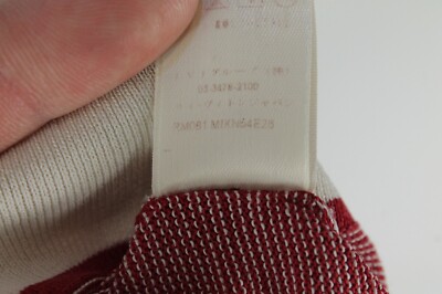 Louis Vuitton Cotton Silk Red Strips Tank Tops With LV Logo Slim