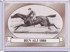 1991 HORSE RACE STAR CARDS KENTUCKY DERBY ID4 #12 BEN ALI 1886