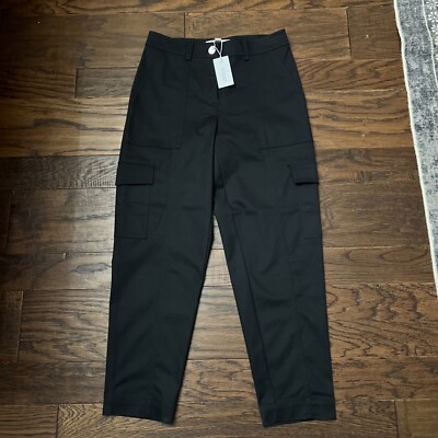DEREK LAM 10 CROSBY Utility Pants Black Cargo size 6