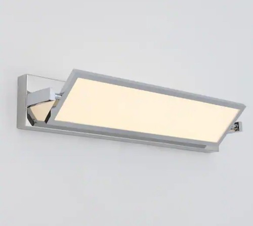 Artika Reflection 27 in. 1-Light Chrome Modern Integrated LED Vanity Light Bar - Picture 4 of 8
