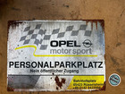 Opel BTCC Vauxhall  Retro Workshop Sign Rusty Weathered Worn