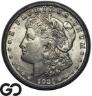 1921-S Morgan Silver Dollar Coin, Satin Luster BU++